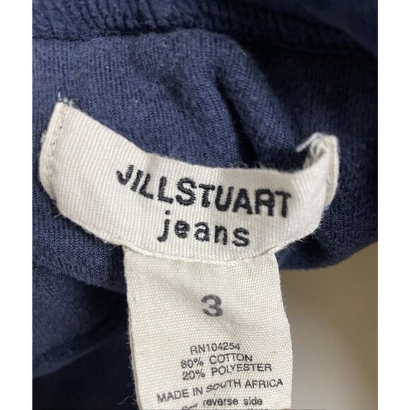 Jill Stuart Jeans Hoodie Velour Zip Front Sleeveless Stretch Knit - Picture 7 of 7